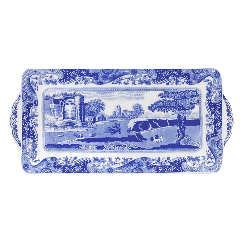 Spode Blue Italian Tray / Hosting Tableware / Summer